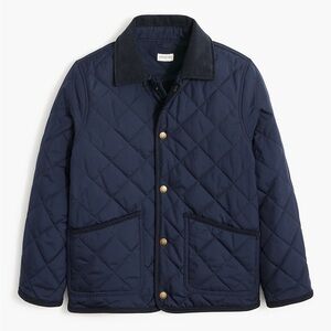 J.Crew extra large kids crew cuts Quilted Jacket - Dark Blue
